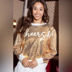 Queen of Sparkles Cheers Sweater